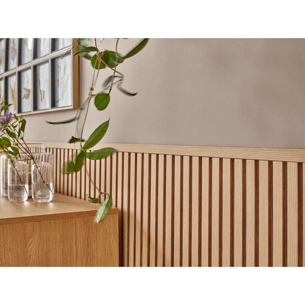 VOX Linerio M-Line Natural Grey Slat Wall Panel 8 Pack Image 7