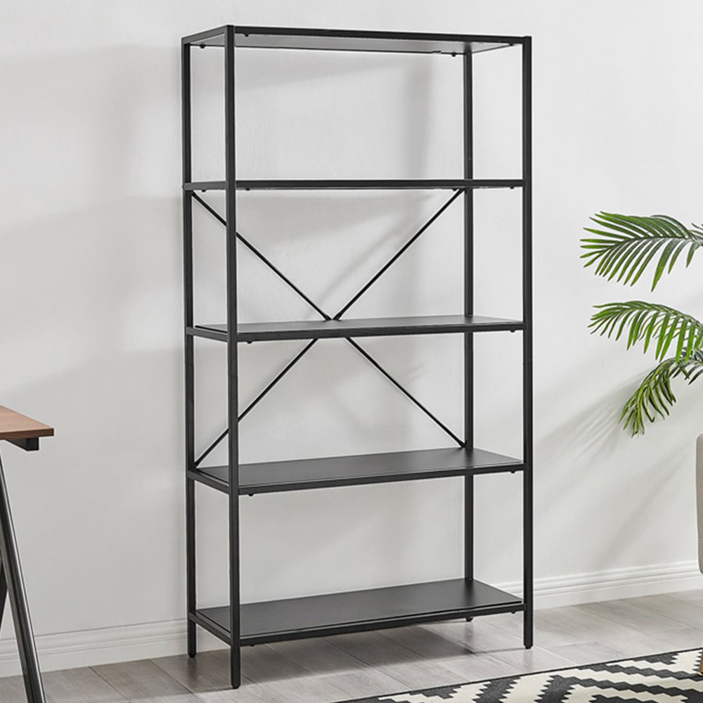 Furniture Box Kelton Black Box Shelf Unit Image 1