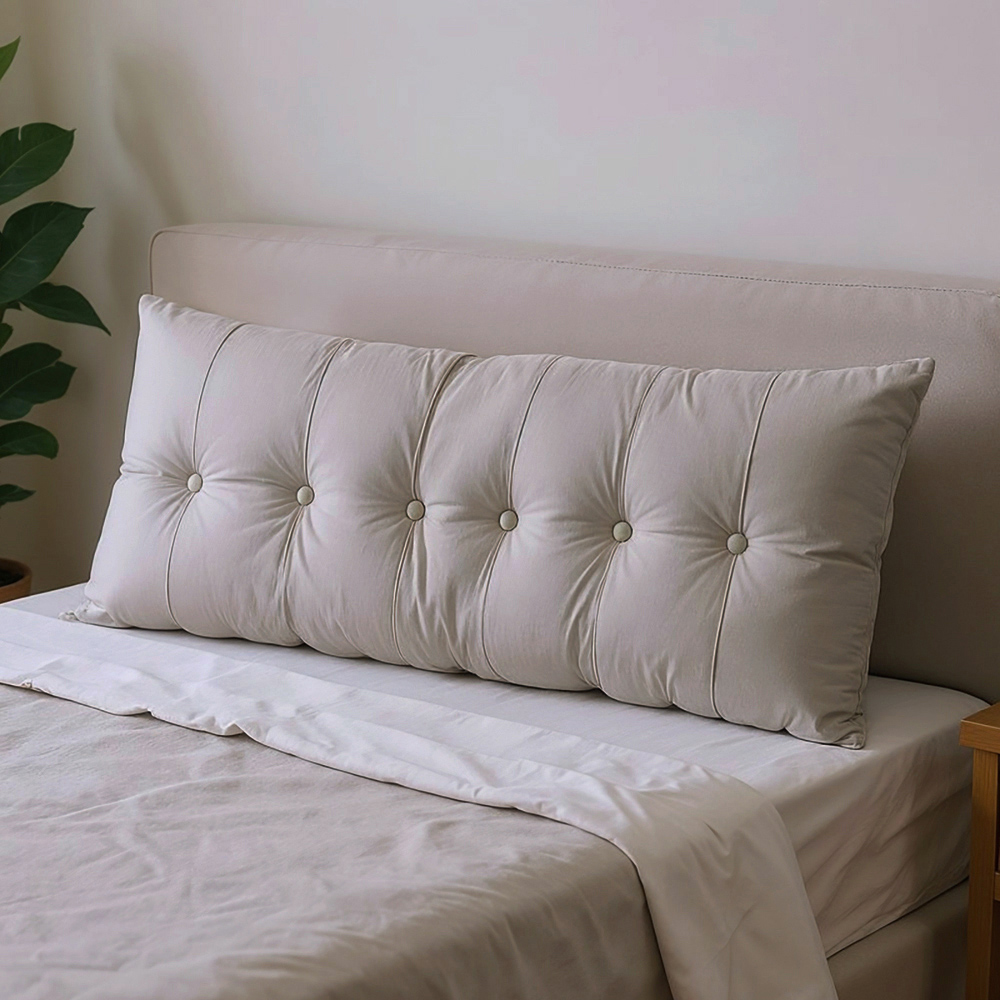 Living and Home Dark Grey Chenille Headboard Pillow 60 x 180cm Image 7