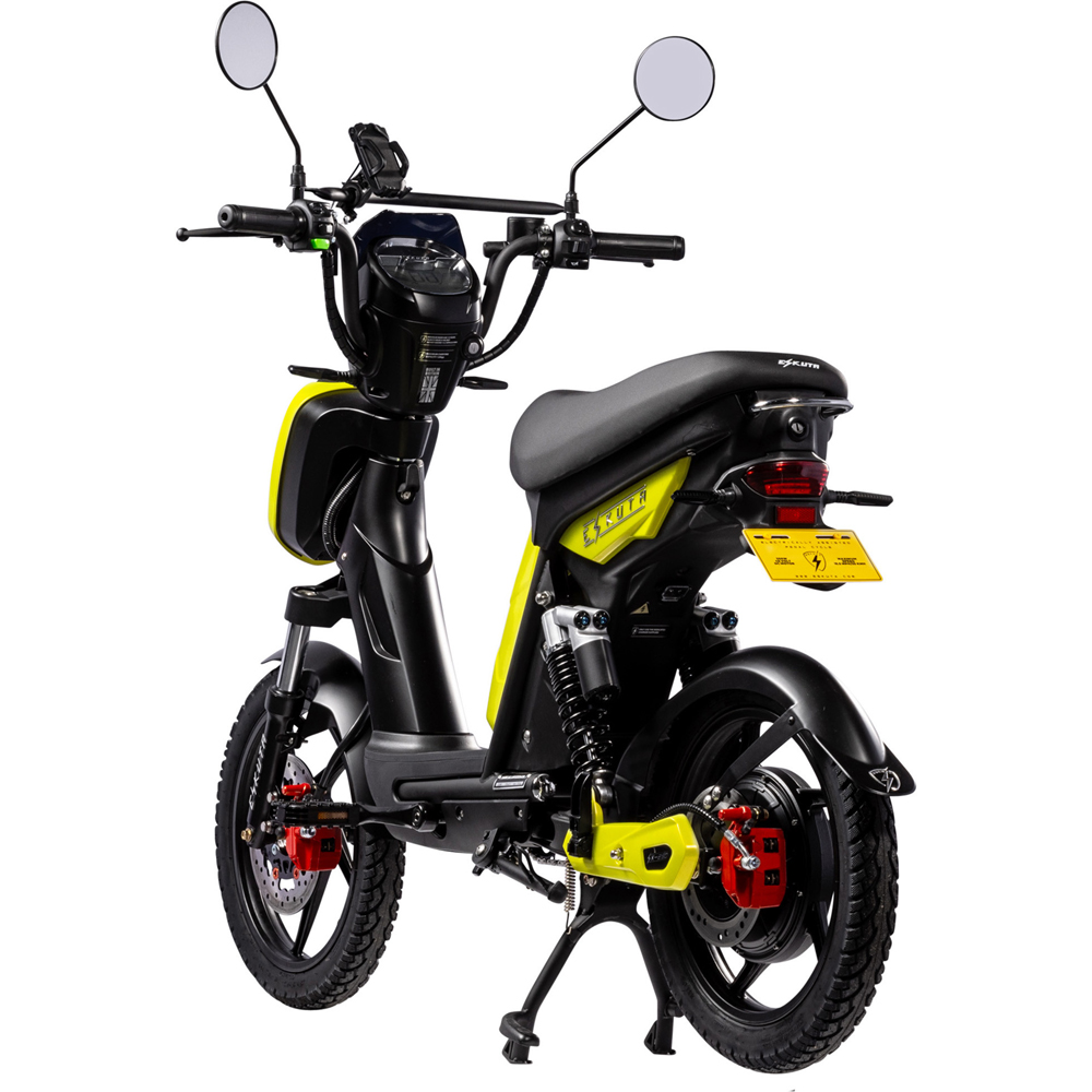 Eskuta SX-250 Explorer Matte Acid Yellow Electric Bike 48V Image 4