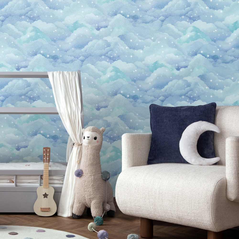 Holden Decor Dreamland Aqua Wallpaper Image 3
