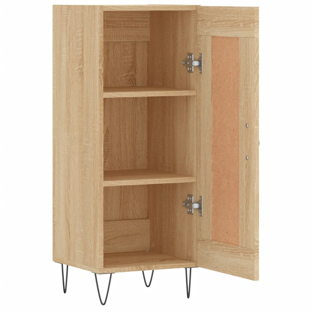 vidaXL Single Door Sonoma Oak Narrow Sideboard Image 6