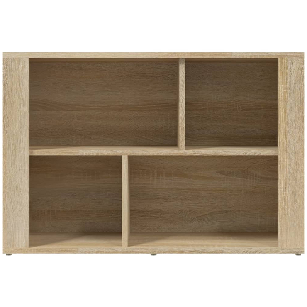 vidaXL 4 Open Shelf Sonoma Oak Sideboard Image 5