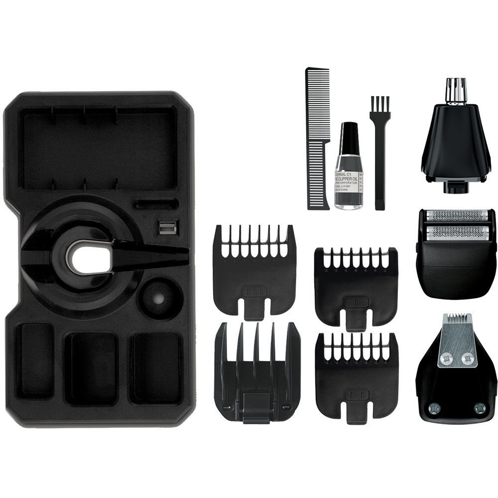 Wahl 4-in-1 Lithium Ion Precision Multi-Groomer Trimer with Interchangeable Heads Image 2