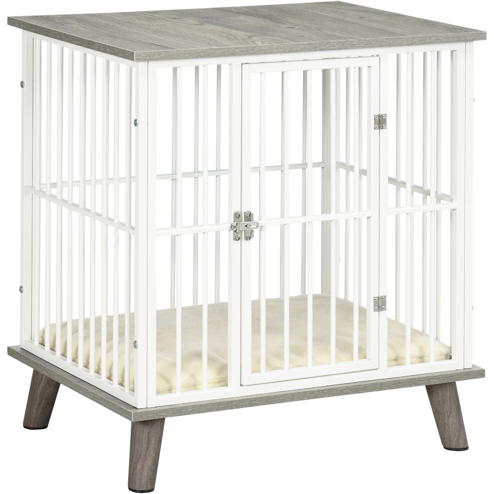 PawHut Small Dog Crate Side End Table Image 1