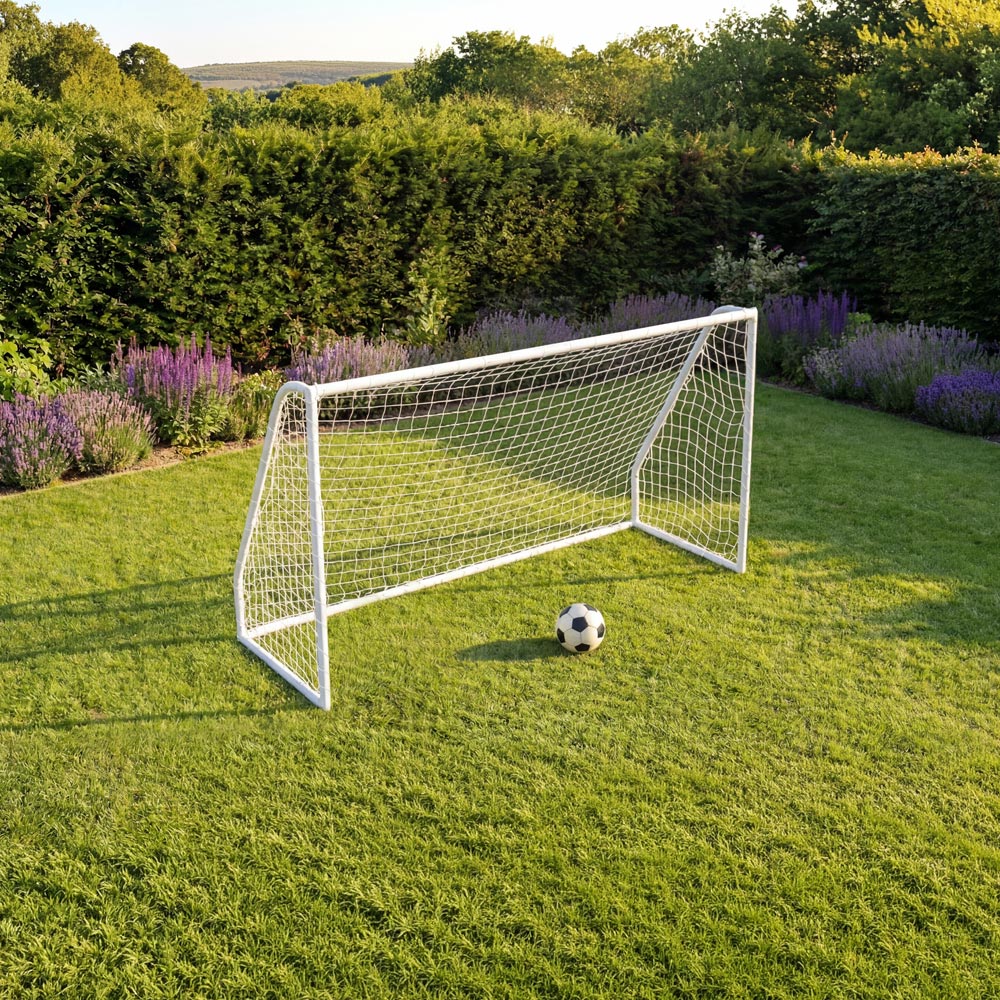Charles Bentley 8 x 4ft Football Goal Post with Net and Pegs Image 7