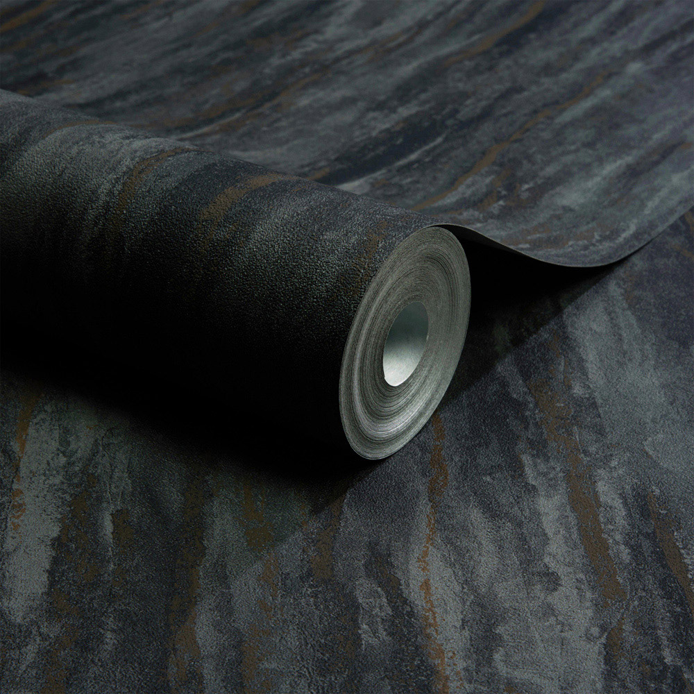 Grandeco Meteora Black Wallpaper Image 2