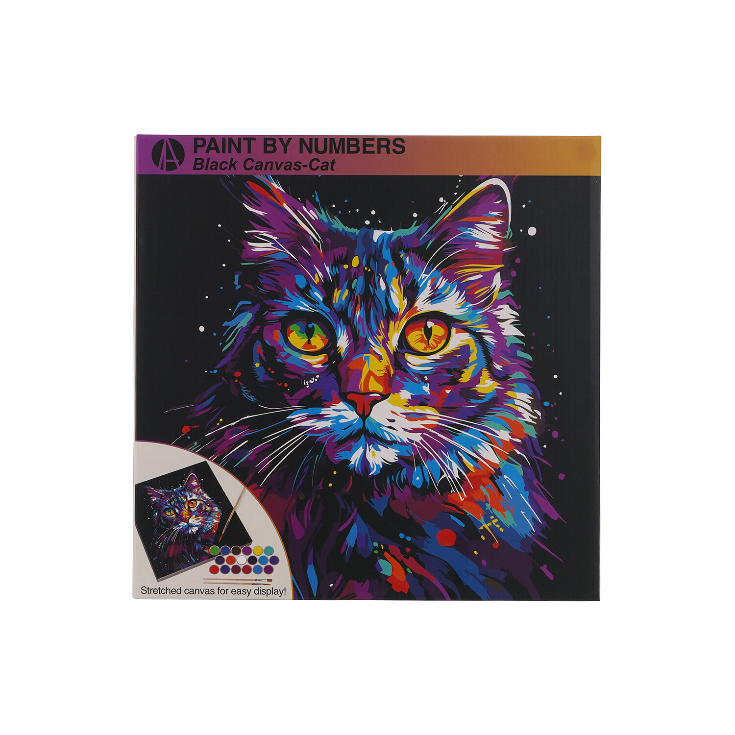 Paint By Numbers Dog or Cat Canvas - Multicolour Image 1