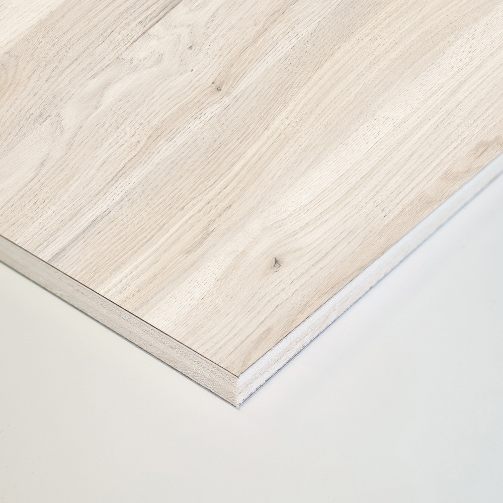 Wetwall Mermaid 2420 x 880mm Scandi Oak Tongue and Groove Plywood Shower Wall Panel Image 3