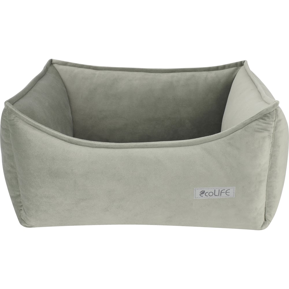 Snug & Cosy Eco Large Oyster Rectangle Pet Bed Image 1