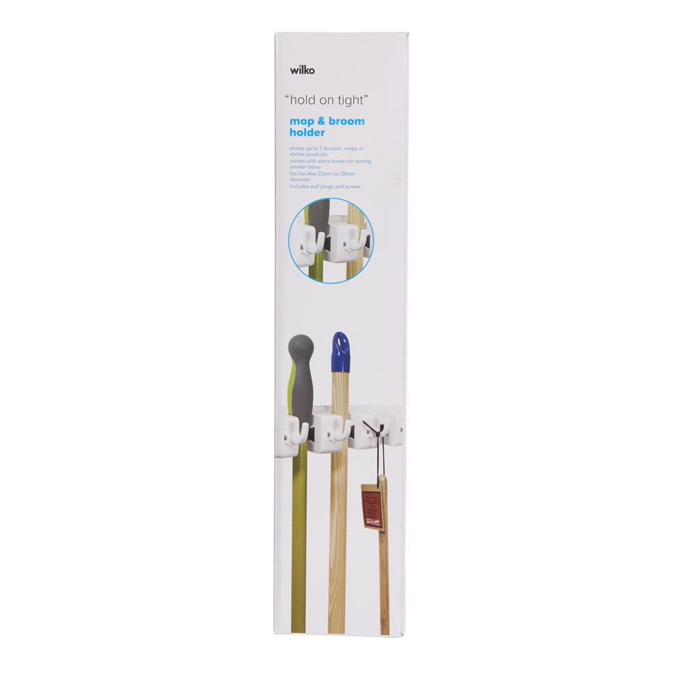 Wilko Mop and Broom Holder Image 1