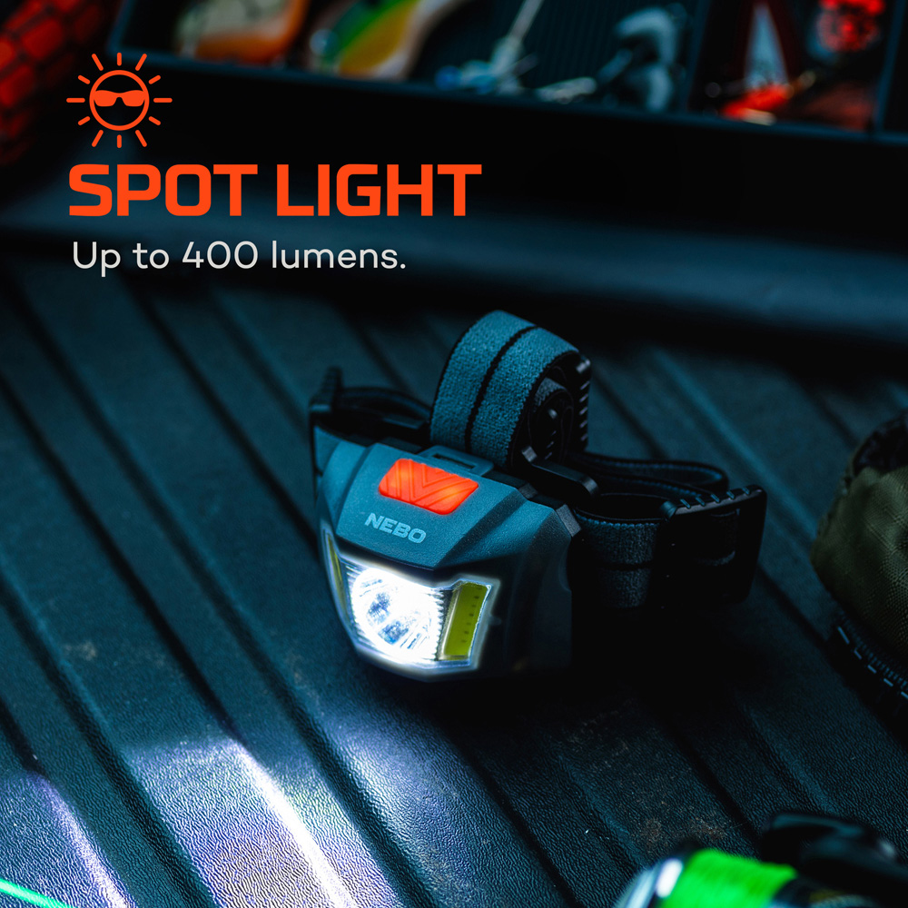 Nebo Einstein Duo 400 400 Lumens Headlamp with AAA Batteries Image 7