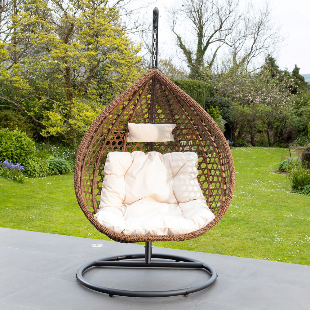 Artemis Home Henley Cream Swing Chair Image 3