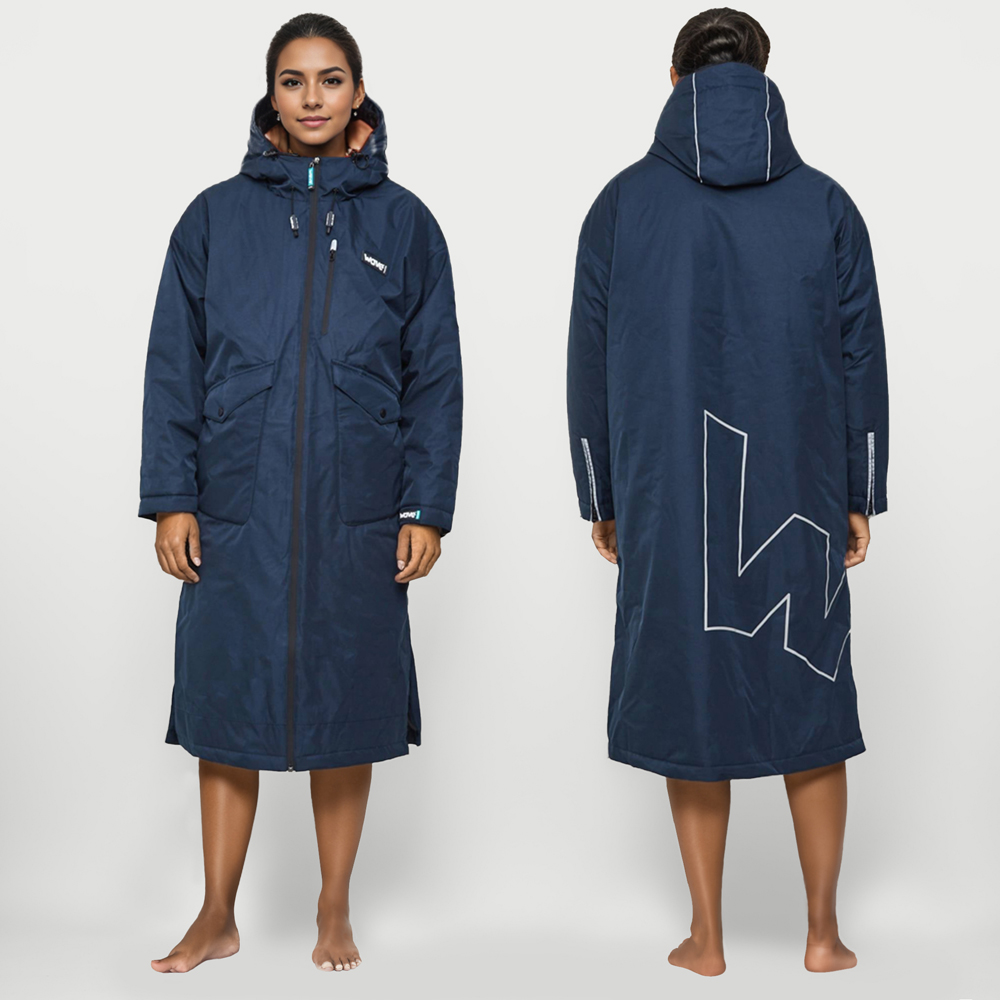 Wave 3 in 1 Navy Blue Waterproof Changing Robe Small Image 7