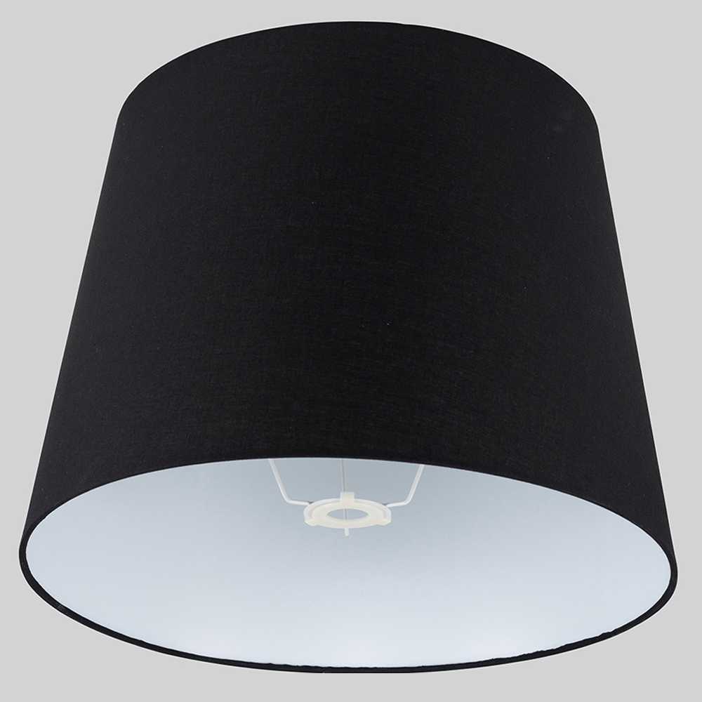 ValueLights Aspen Black Tapered Lamp Shade XL Image 3