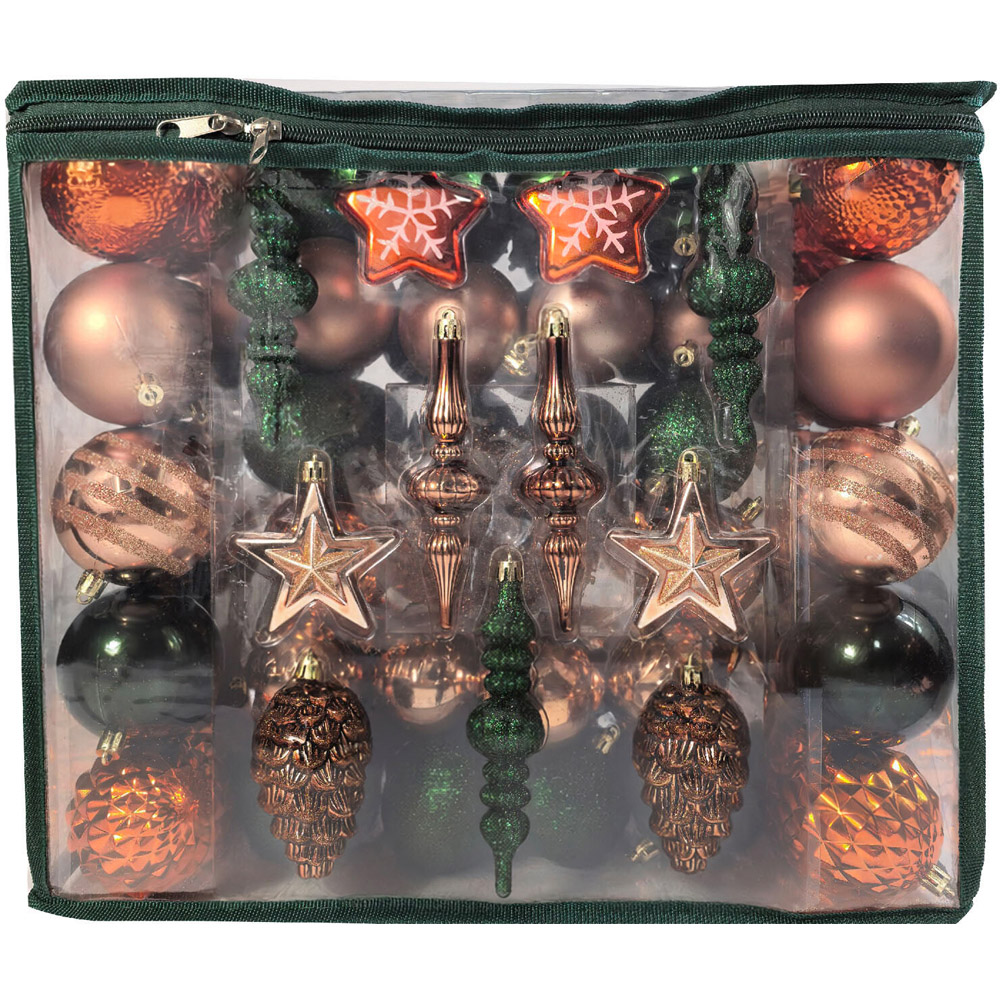 Set of 106 Amber Charm Baubles Image 1