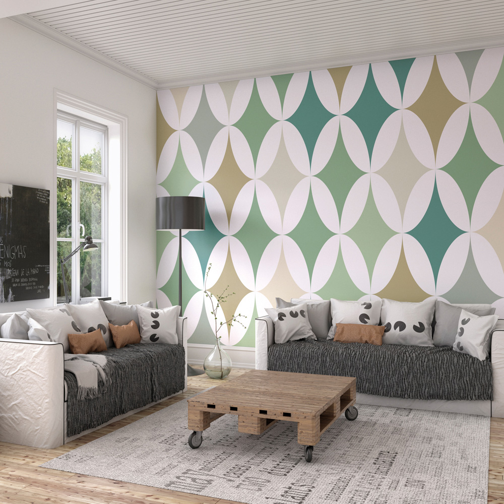 Origin Murals Green Formation Green Wall Mural Image 3