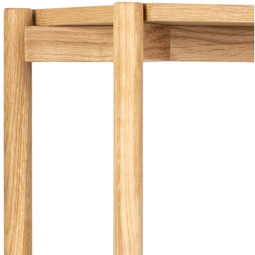 Florence Braidwood 4 Shelf Oak Bookcase Image 5