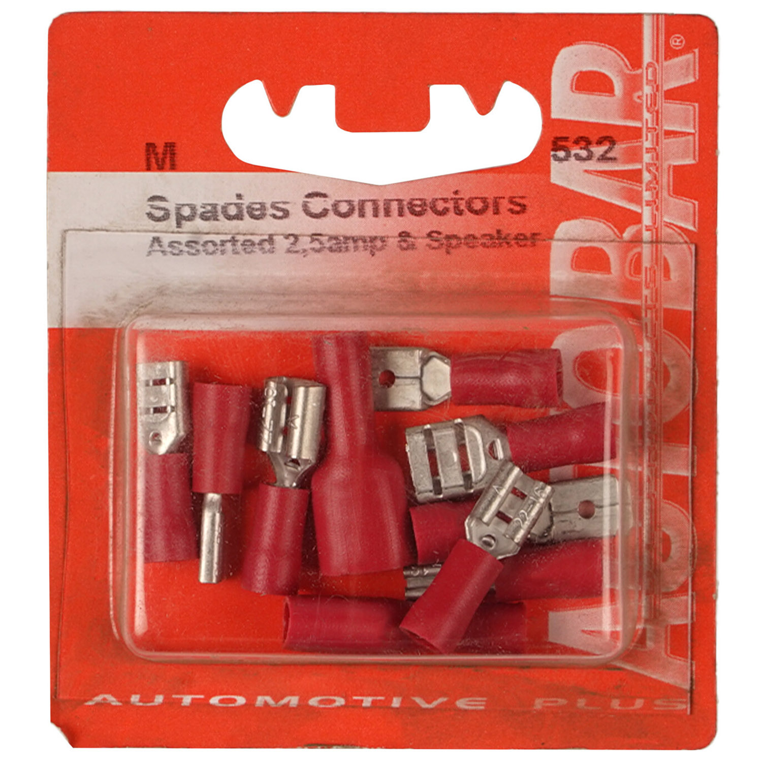 Autobar 2.5 Amp Assorted Spades Connectors and Speaker Image