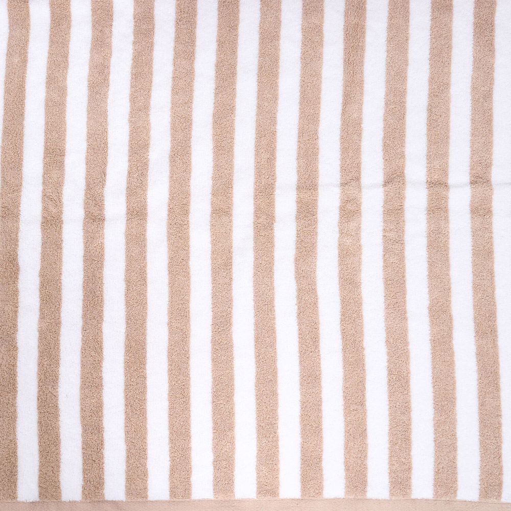 Neutral Stripe Towel Bath Towel Image 2