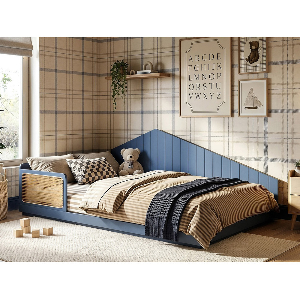 Flair Carter Small Double Navy Montessori Bed Image 5