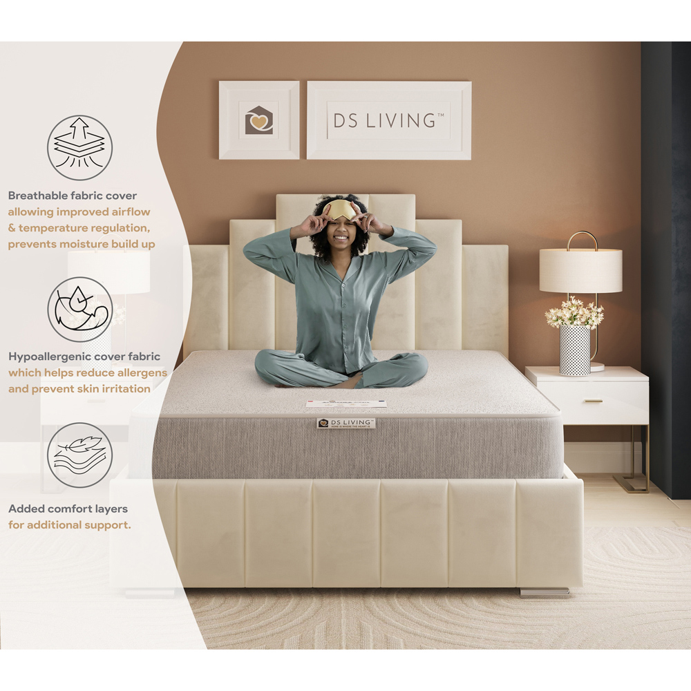 DS Living Aurora Harmony Super King Size Bonnell Spring Mattress with Comfort Layers Image 6