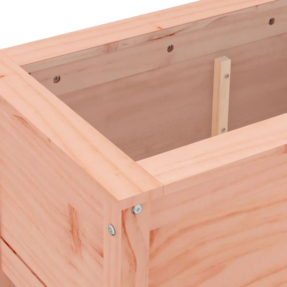 vidaXL Brown Solid Douglas Wood Garden Planter 39 x 82.5 x 40cm Image 6