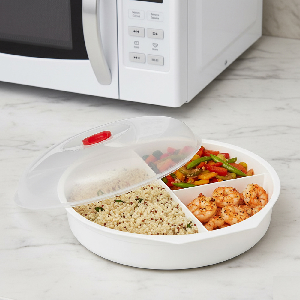 Avilo Sectioned Casserole Dish with Built-in Compartments Image 4