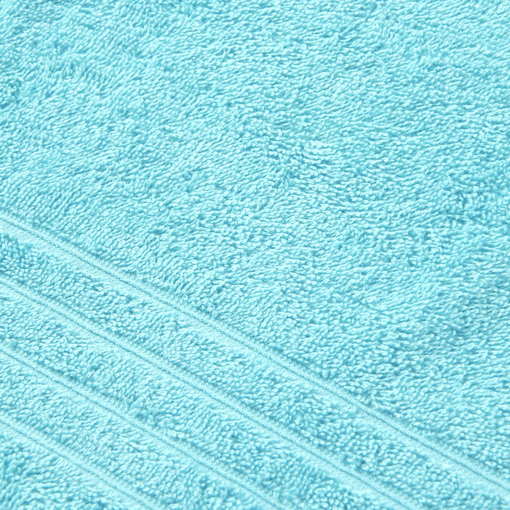 Wilko Aqua Blue Face Cloths 2 pack Wilko