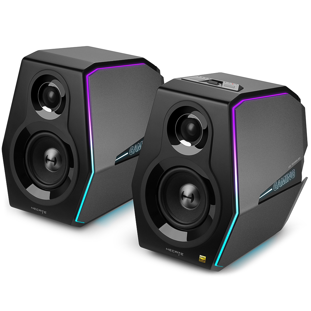 Edifier G500 2.0 Black Bluetooth Gaming Speakers with RGB Lighting 88W Image 1