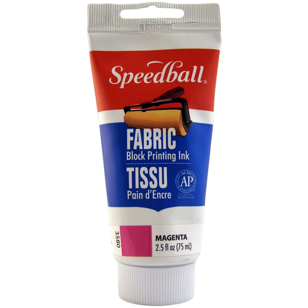 Speedball Magenta Fabric Block Printing Ink 75ml Image