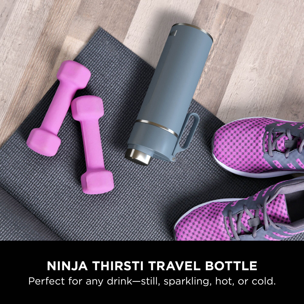 Ninja Thirsti Blue Travel Bottle 530ml Image 4