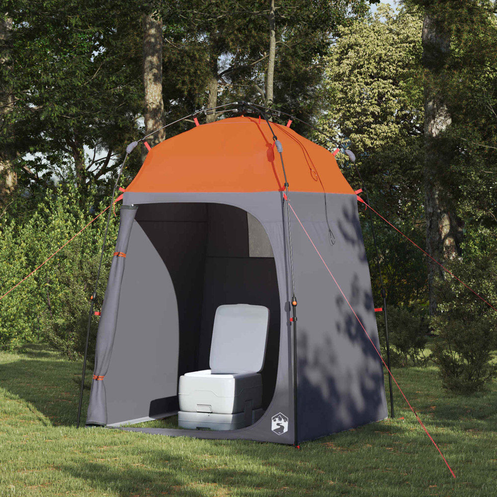 vidaXL Shower Tent Grey Image 2