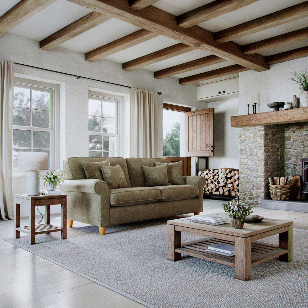 Sinatra 2 Seater Medium Glory Winter Moss Sofa Image 3