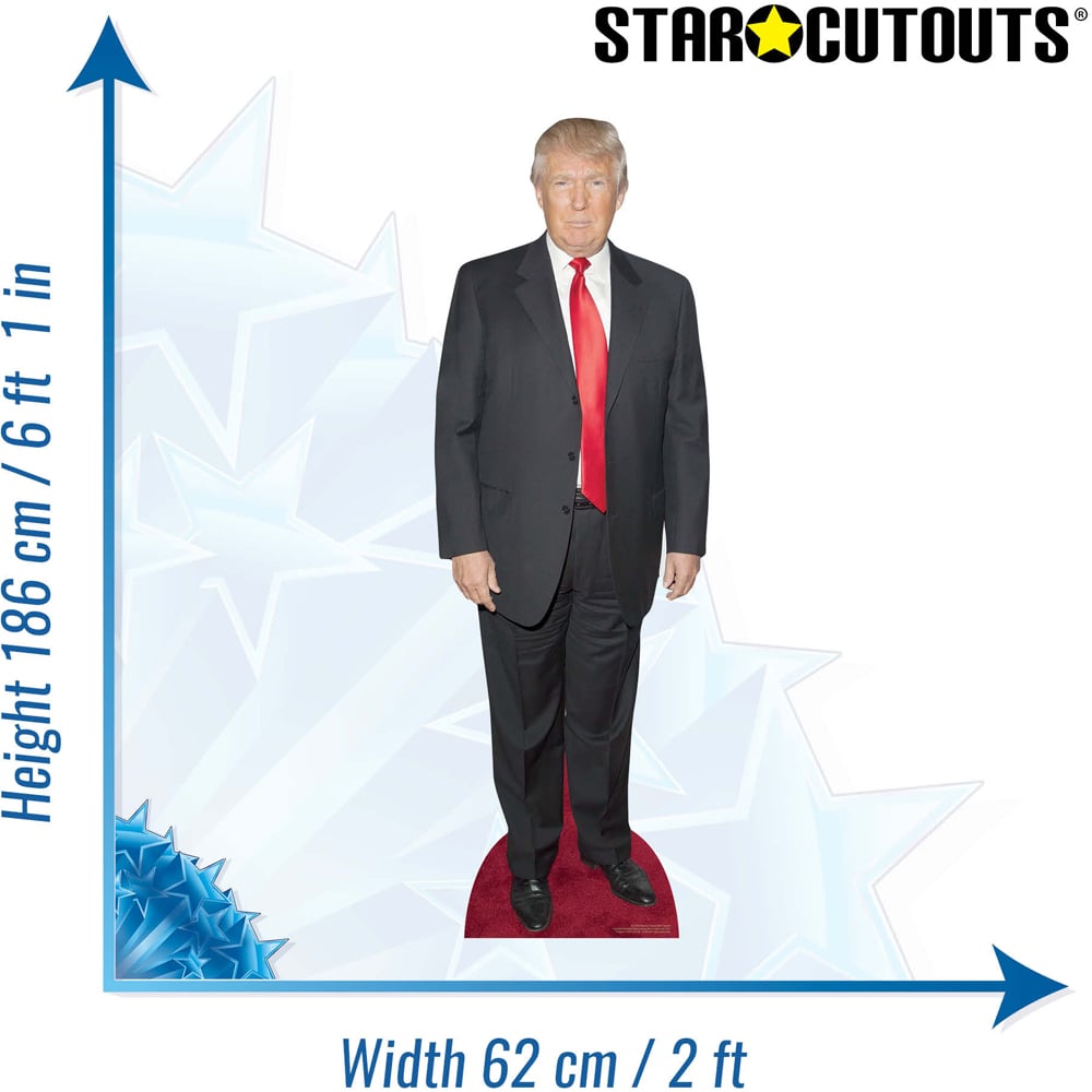 Star Cutouts Donald Trump Red Carpet Cardboard Cutout 6.1ft Image 6