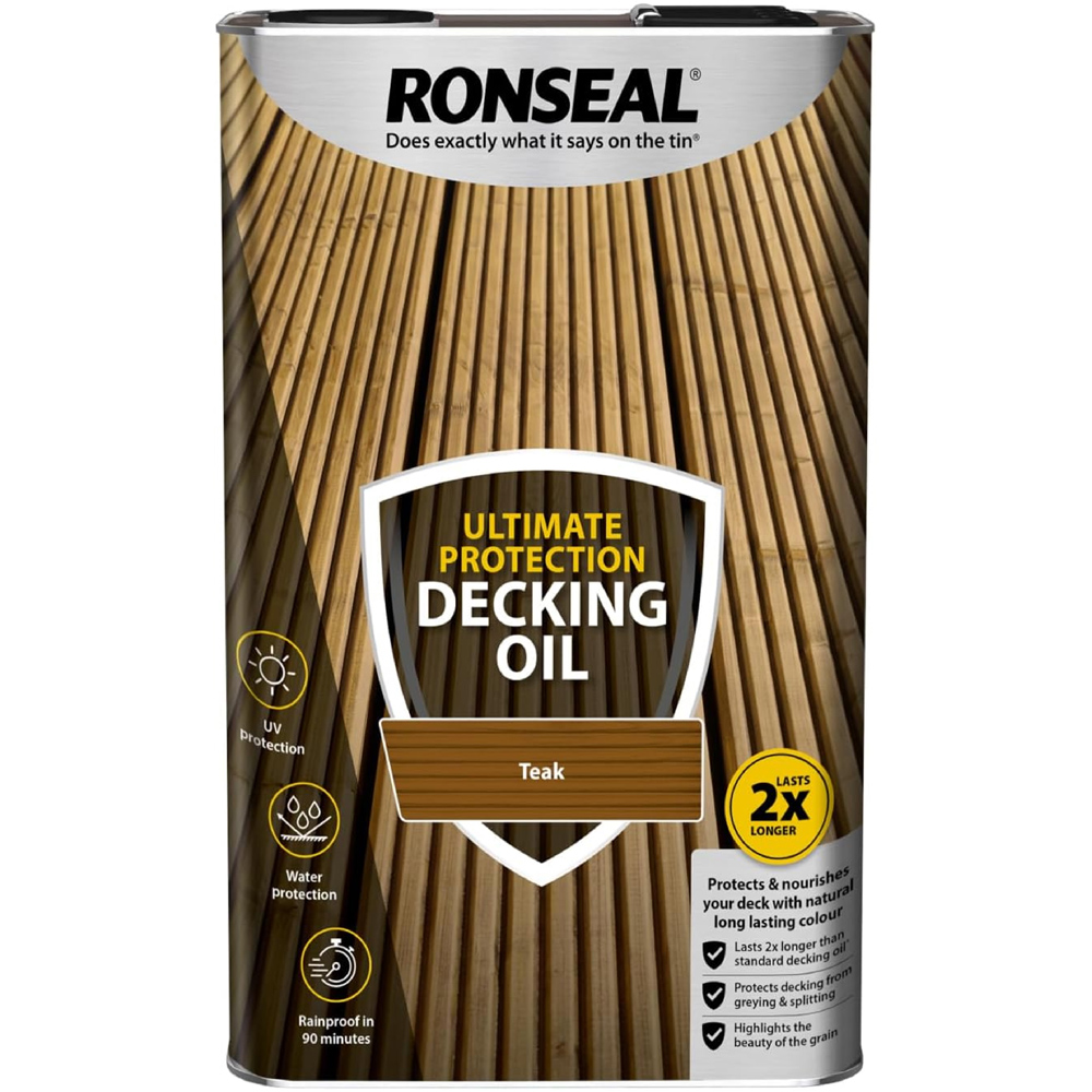 Ronseal Ultimate Protection Teak Decking Oil 5L Image 2