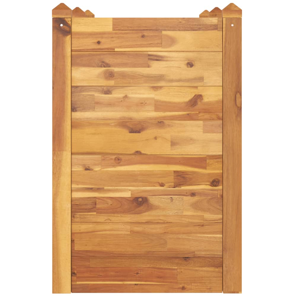 vidaXL Brown Solid Acacia Wood Raised Garden Bed 160 x 60 x 84cm Image 3