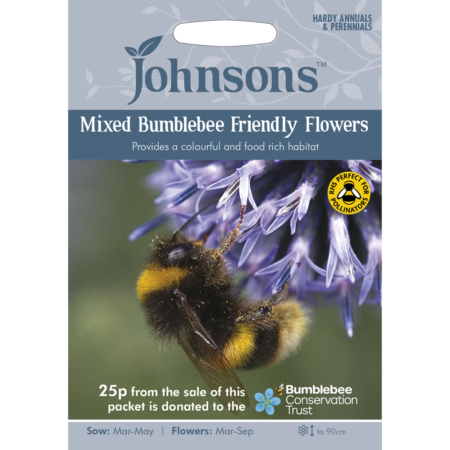 Johnsons Bumblebee Friendly Flower Mixed Flower Seeds Image 2