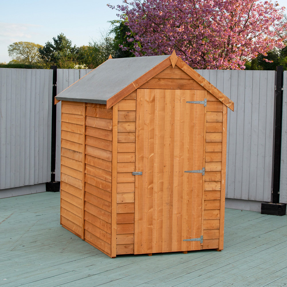 Shire 6 x 4ft Dip Treated Overlap Shed with Window Image 2