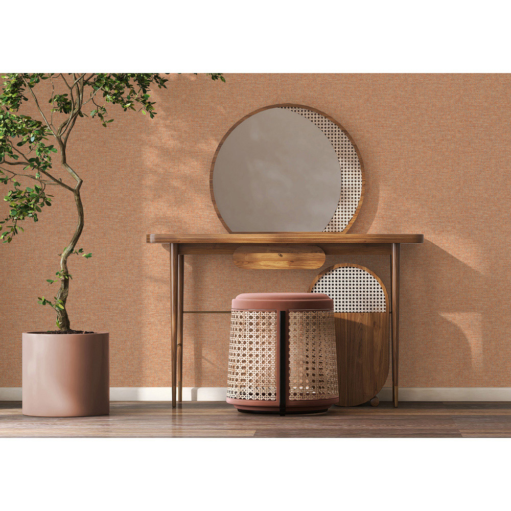 Esselle Home Artisan Weave Orange Wallpaper Image 4