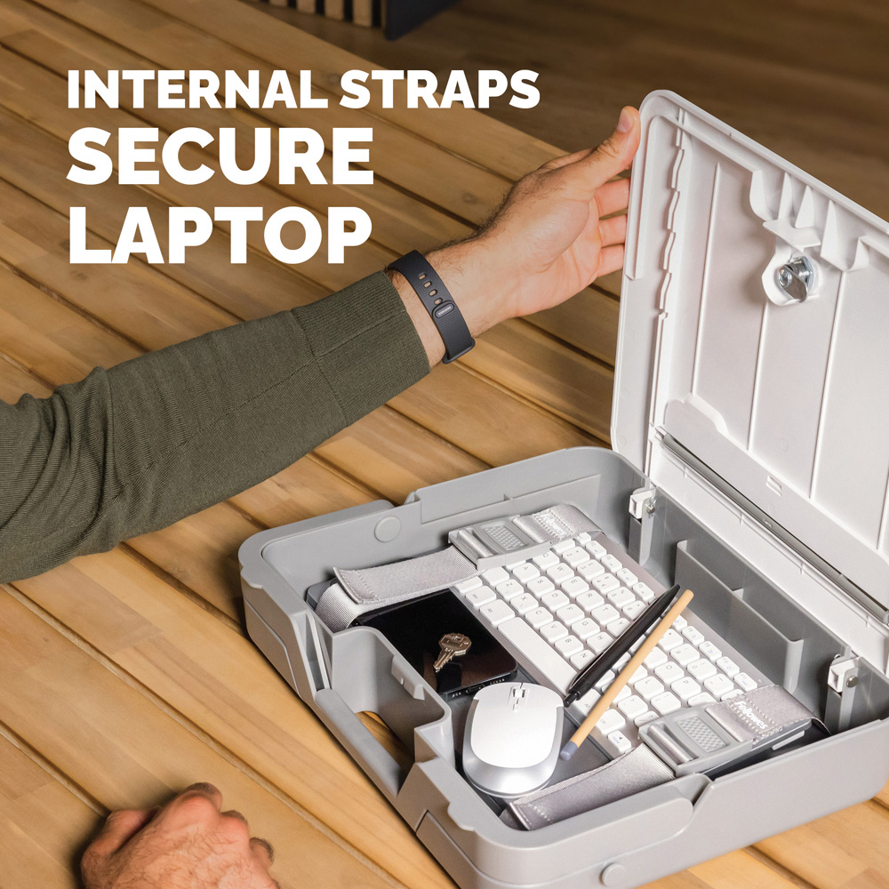 Fellowes Breyta White Laptop Carry Case Image 3