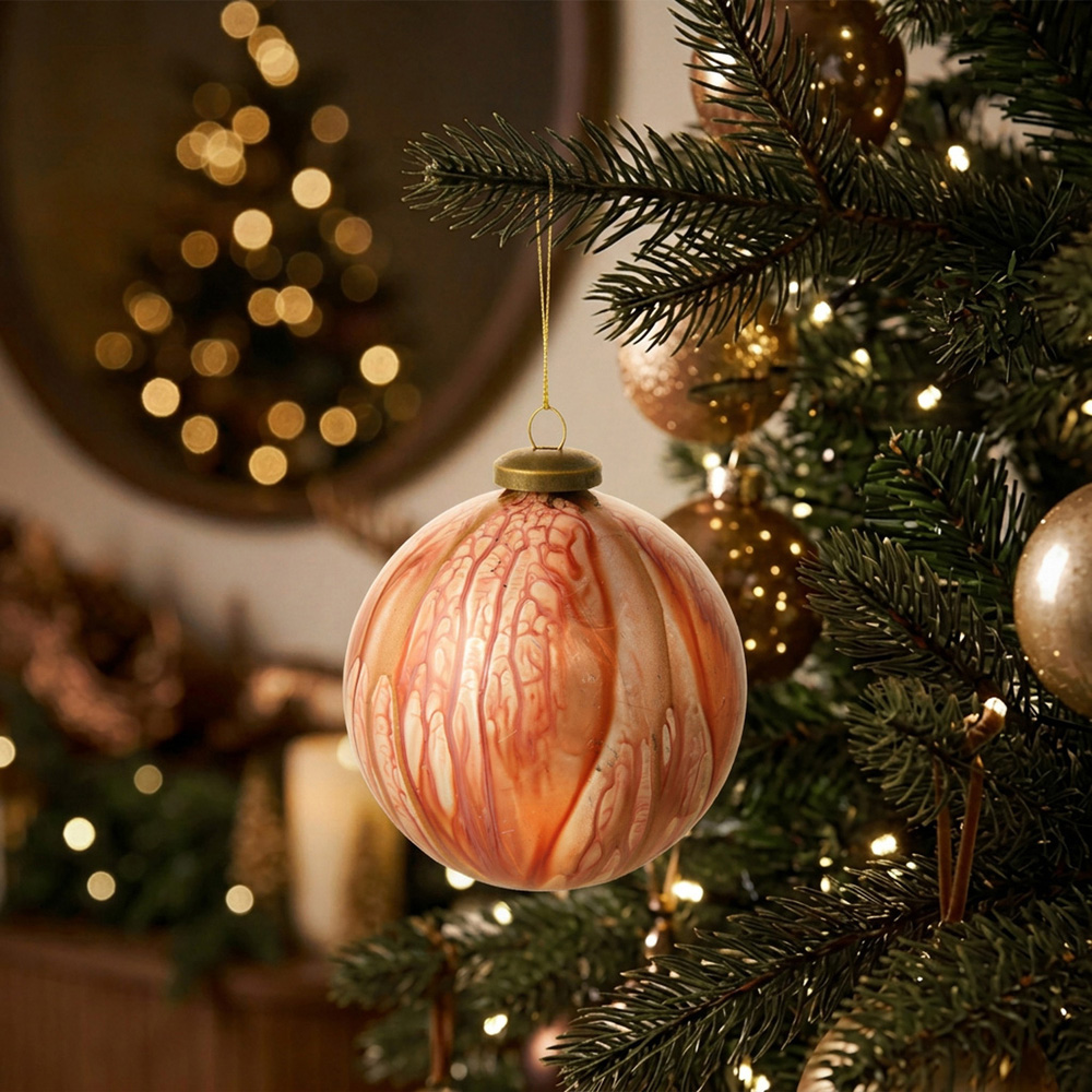 Autumn Glaze Bauble - Copper Image 2