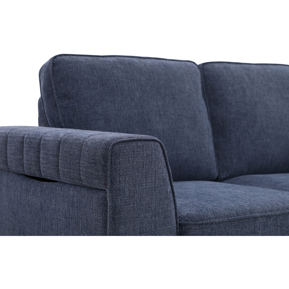 Matilda 3 Seater Blue Sofa Image 9
