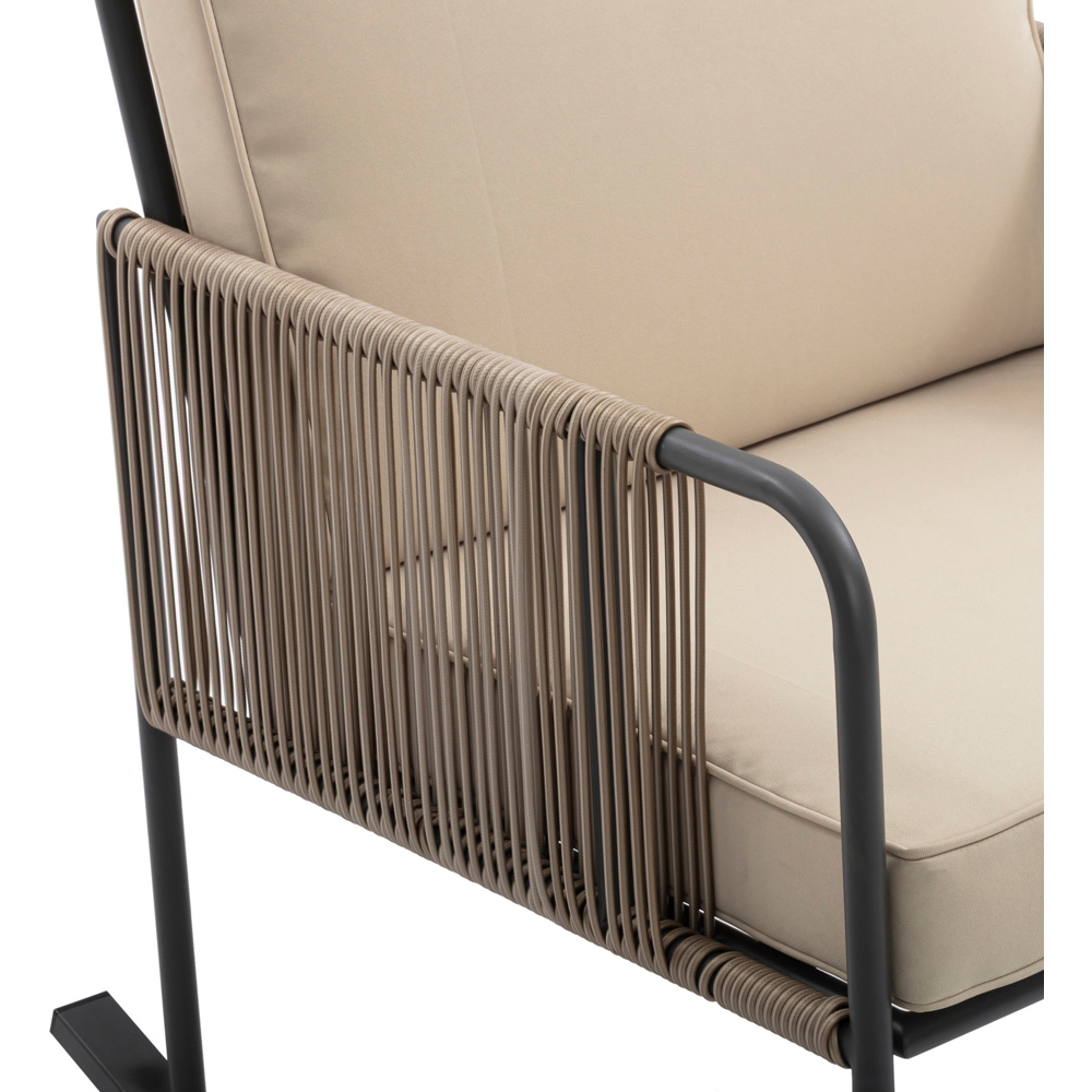 Teamson Home 2 Seater Rocking Chair Conversation Set with Cushions | Wilko