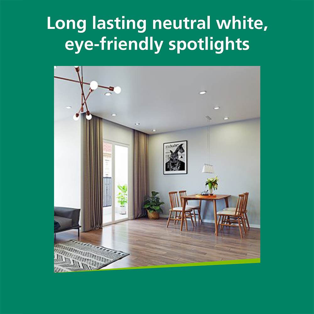 Sylvania SylSpot 6 Pack Neutral White Recessed 4.8W LED Spotlight Image 6