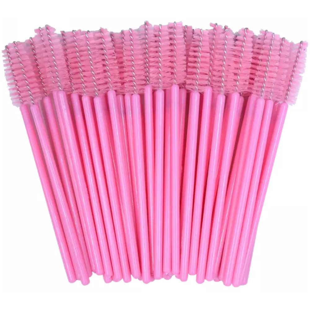 ATEK Hot Pink Disposable Mascara Wand 100 Pack Image 1