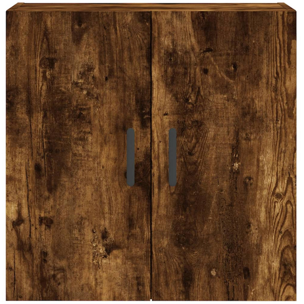 vidaXL 2 Door Smoked Oak Wall Cabinet Image 5