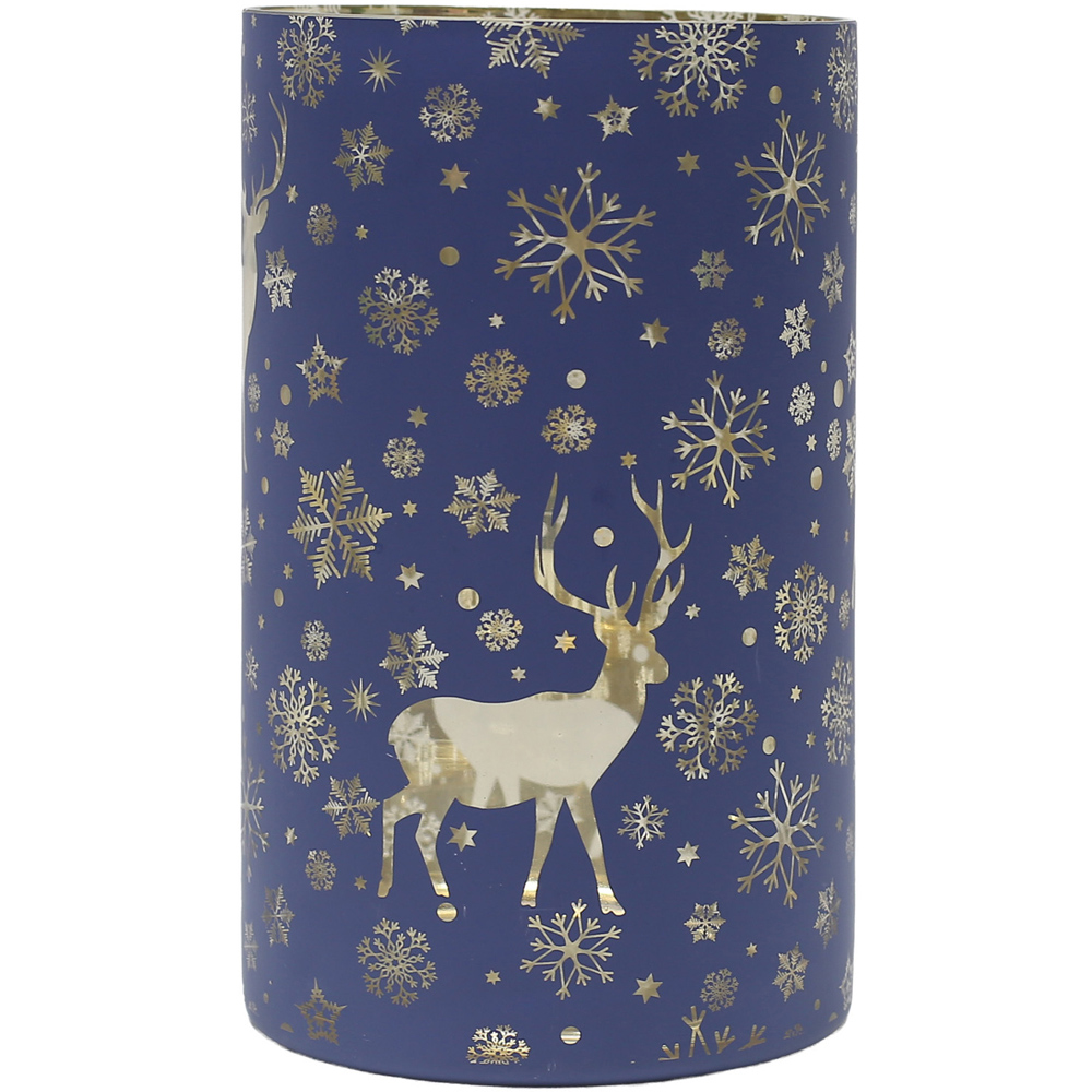 Stag LED Lantern Navy Image 1