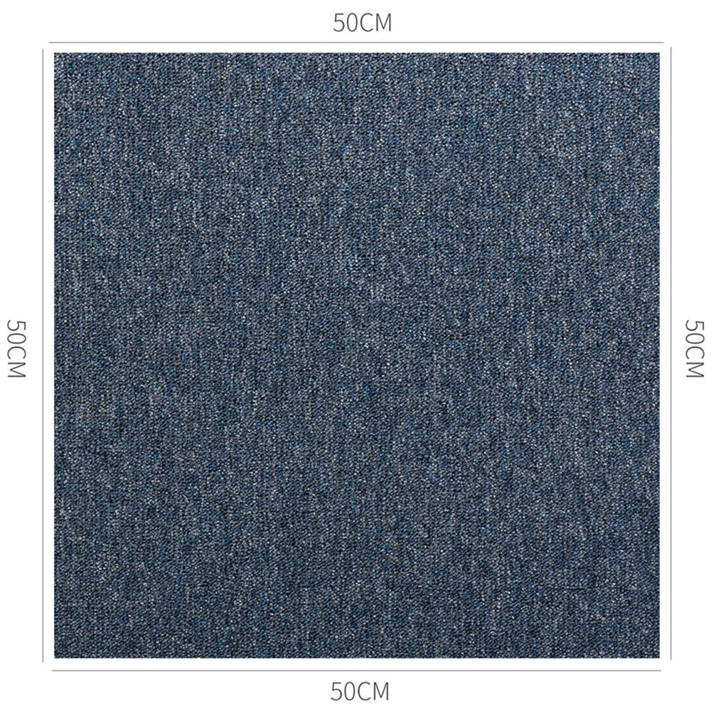 Gr8 Home Blue Heavy Duty Carpet Tiles 50 x 50cm 20 Pack Image 5