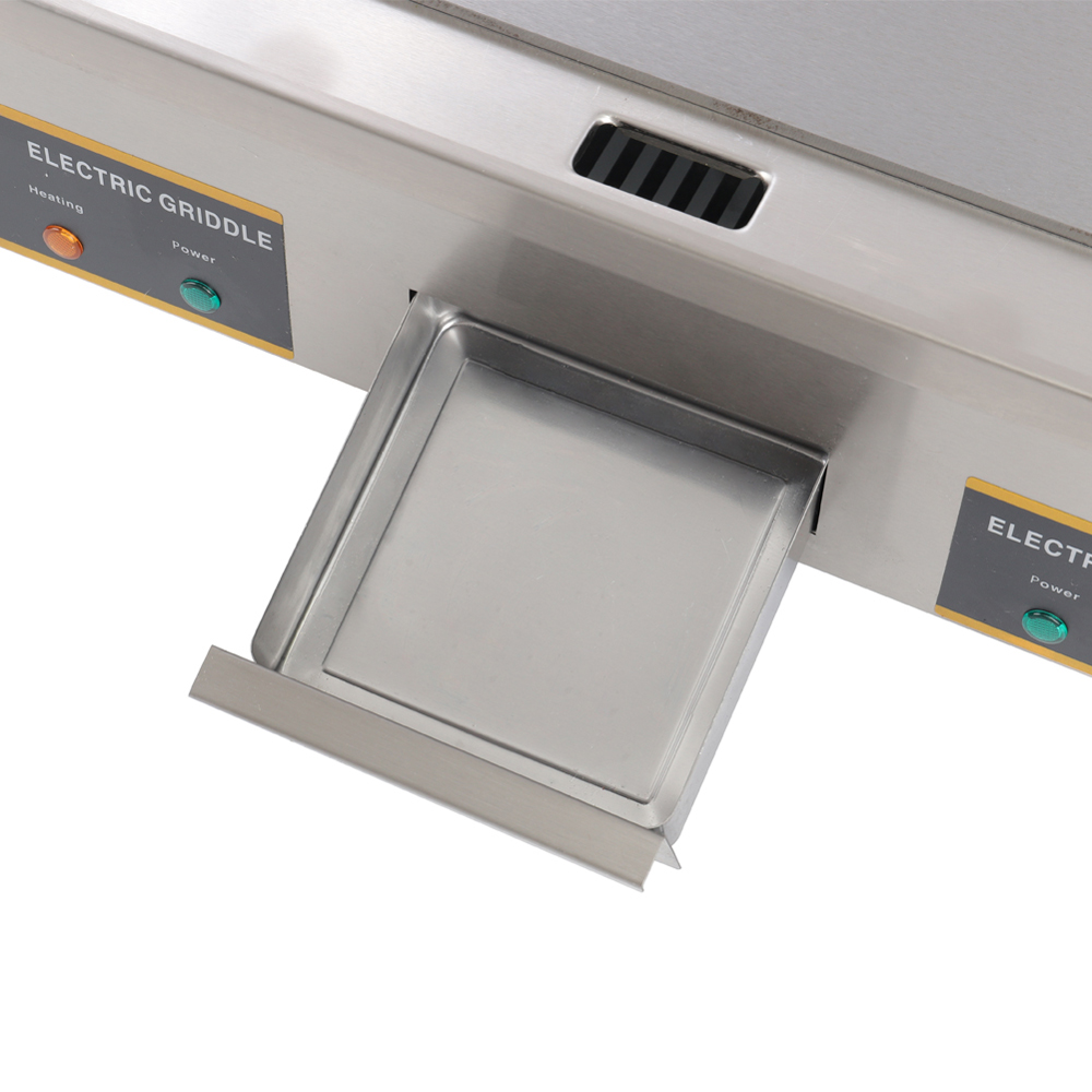 Kiei High Power Stainless Steel Electric Countertop Griddle 4400W Image 5
